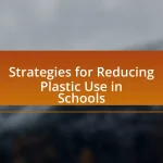 Strategies for Reducing Plastic Use in Schools