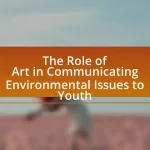 The Role of Art in Communicating Environmental Issues to Youth